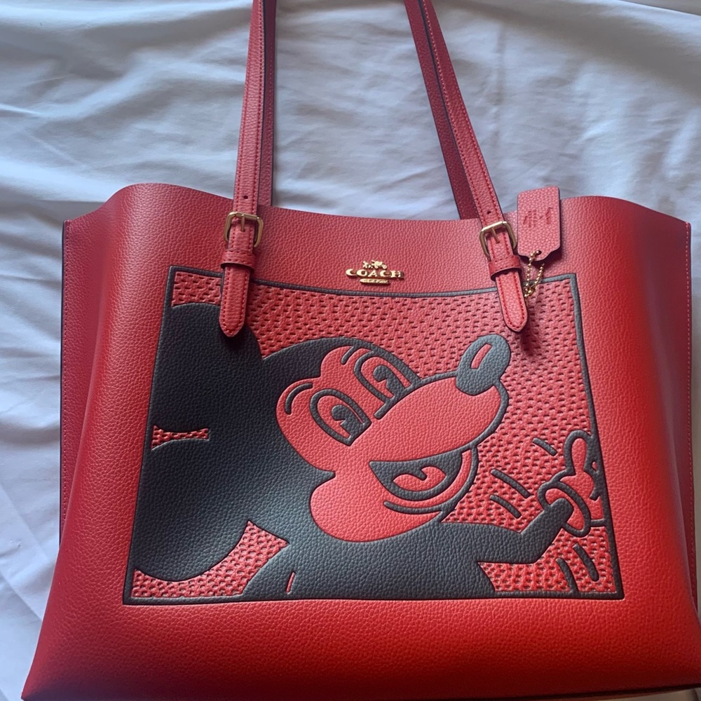 Mickey Mouse Coach Tote Purse